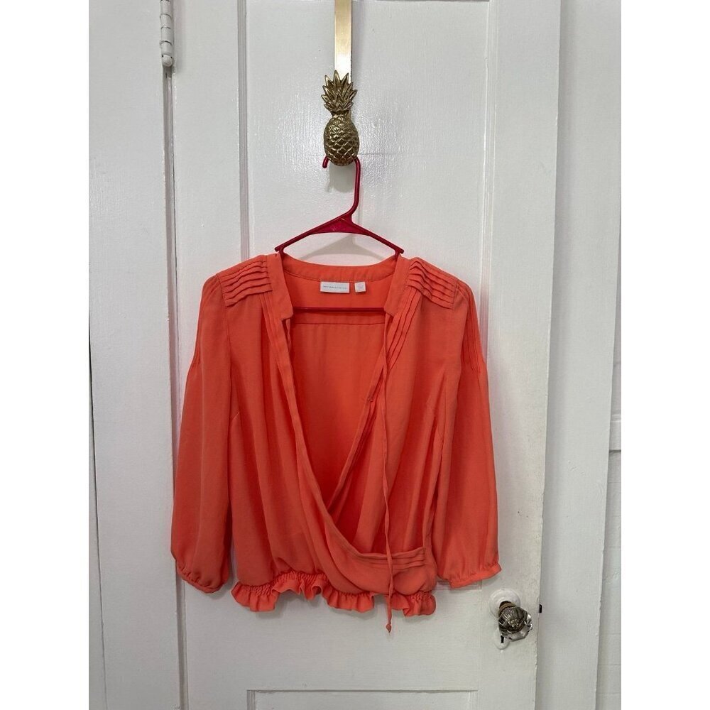New York and Company woman’s size X – large coral blouse